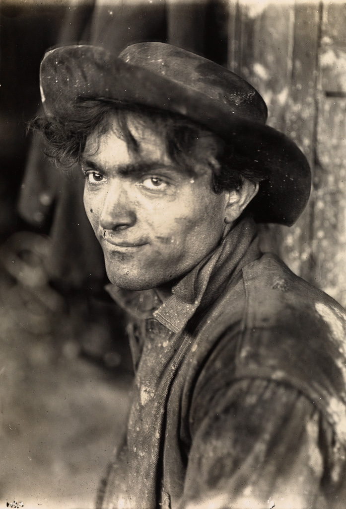 LEWIS W. HINE (1874-1940) Italian steel-worker, Pittsburgh.